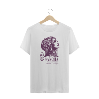 SANGHA T-SHIRT BRANCA PLUS SIZE