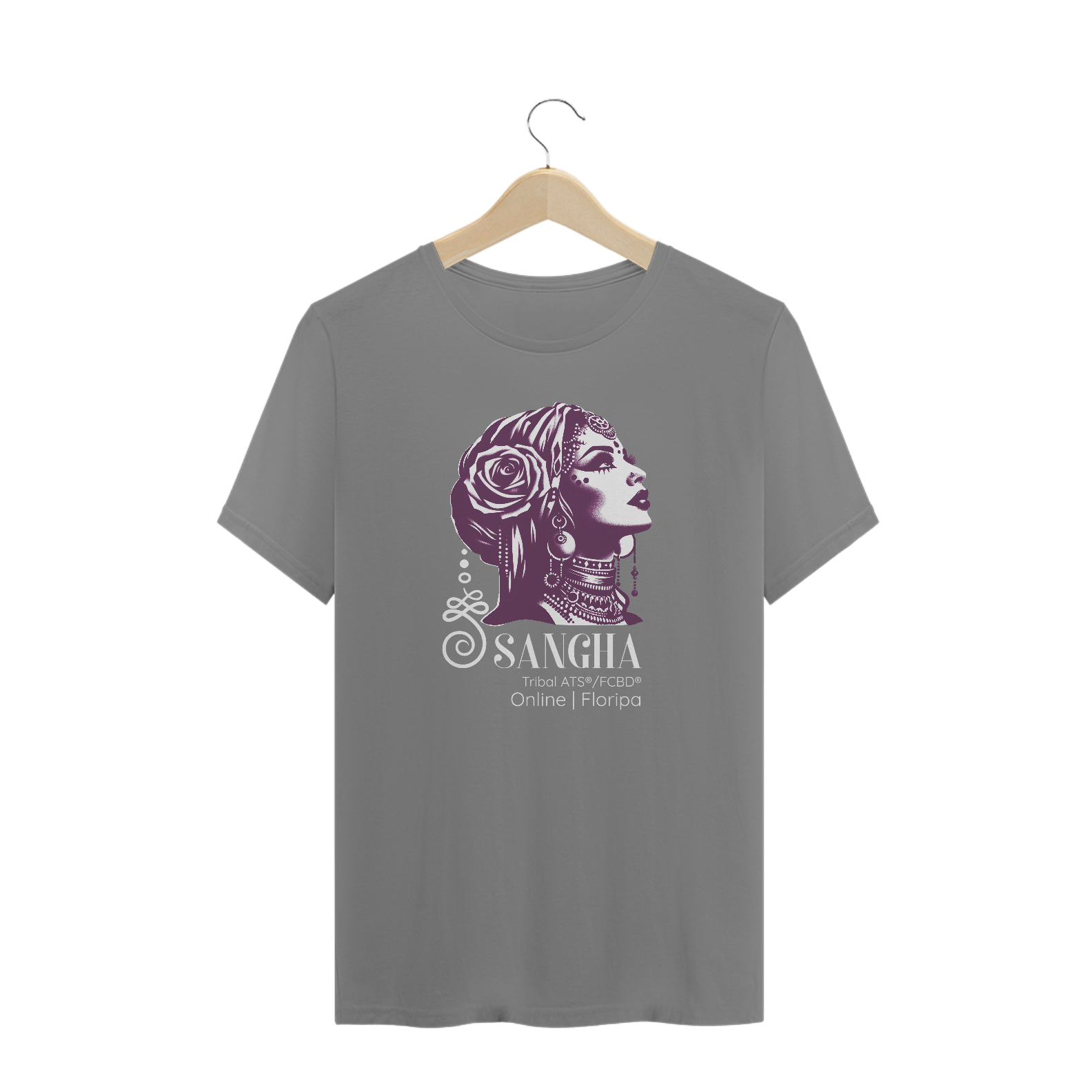SANGHA T-SHIRT MESCLA PLUS SIZE