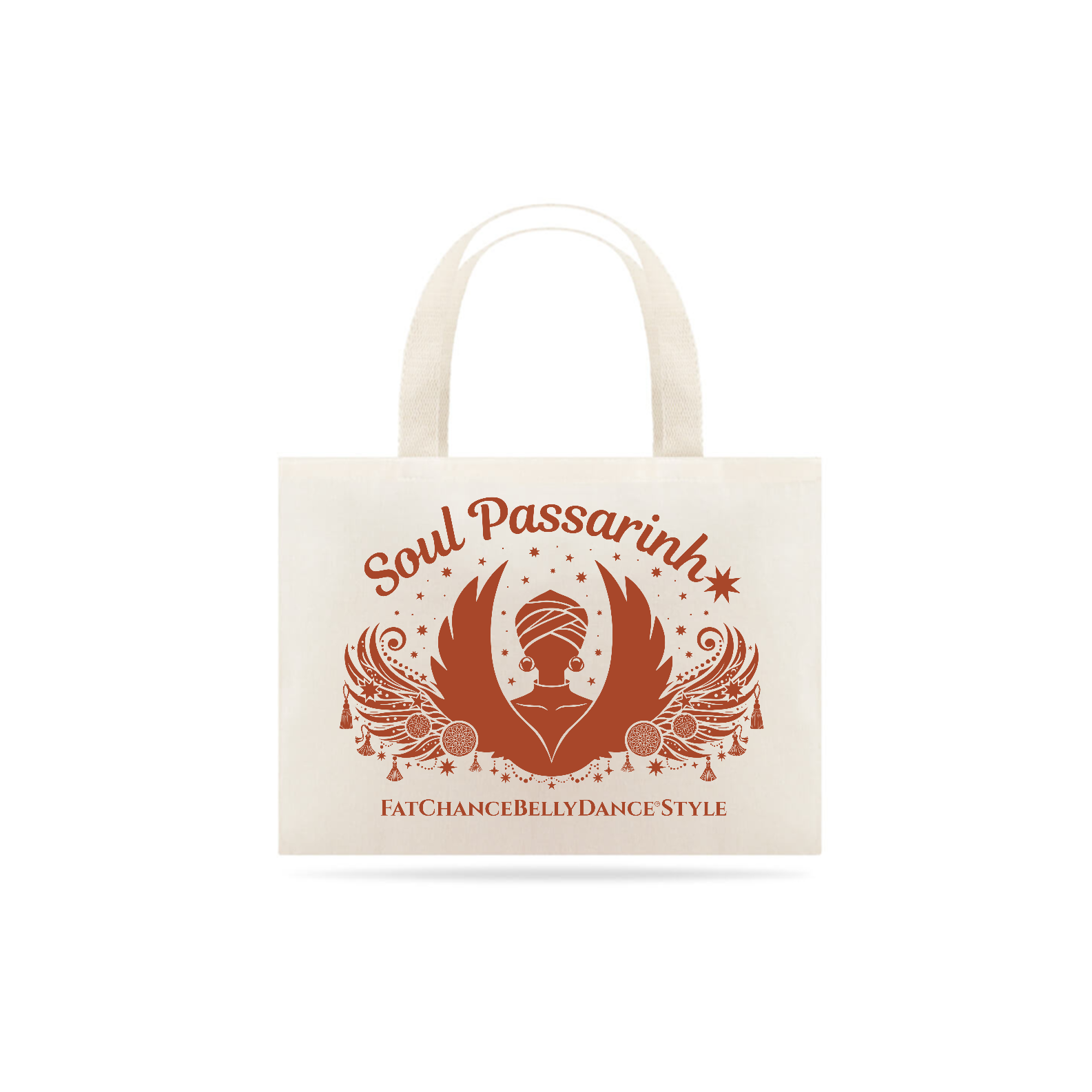 Eco Bag SOUL PASSARINHA - estampa TERRACOTA
