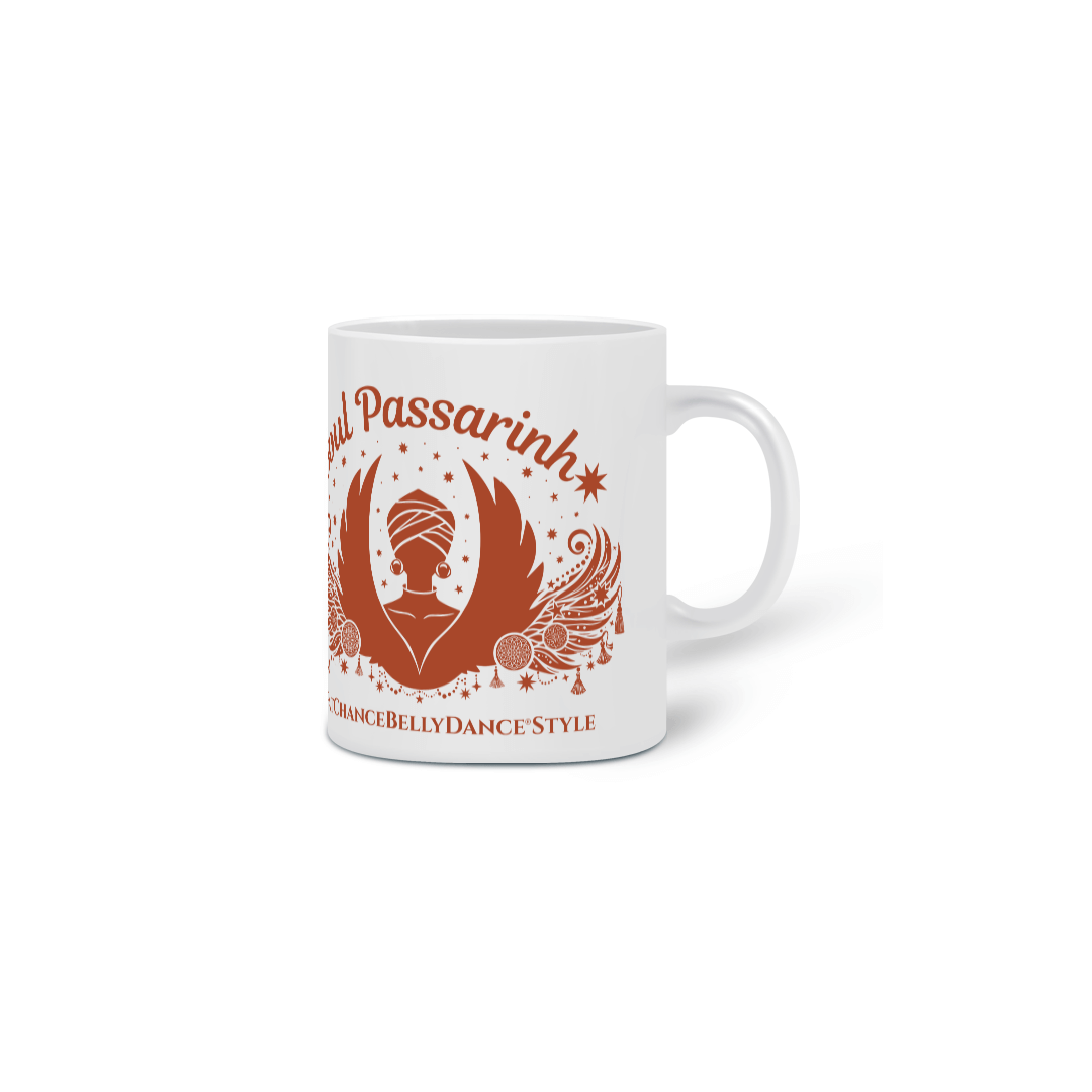 Caneca SOUL PASSARINHA - estampa TERRACOTA