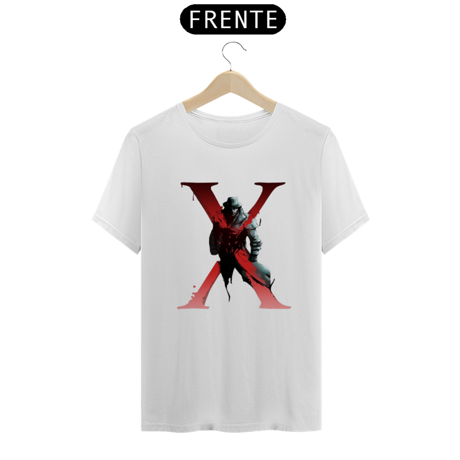 Nome do produto: Camiseta do Mr. X - Resident Evil 2