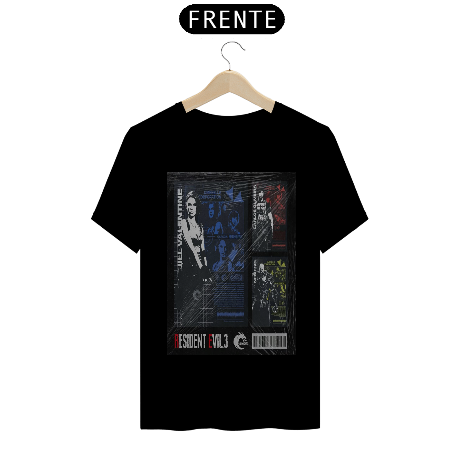 Nome do produto: Camiseta da Jill - Resident Evil 3
