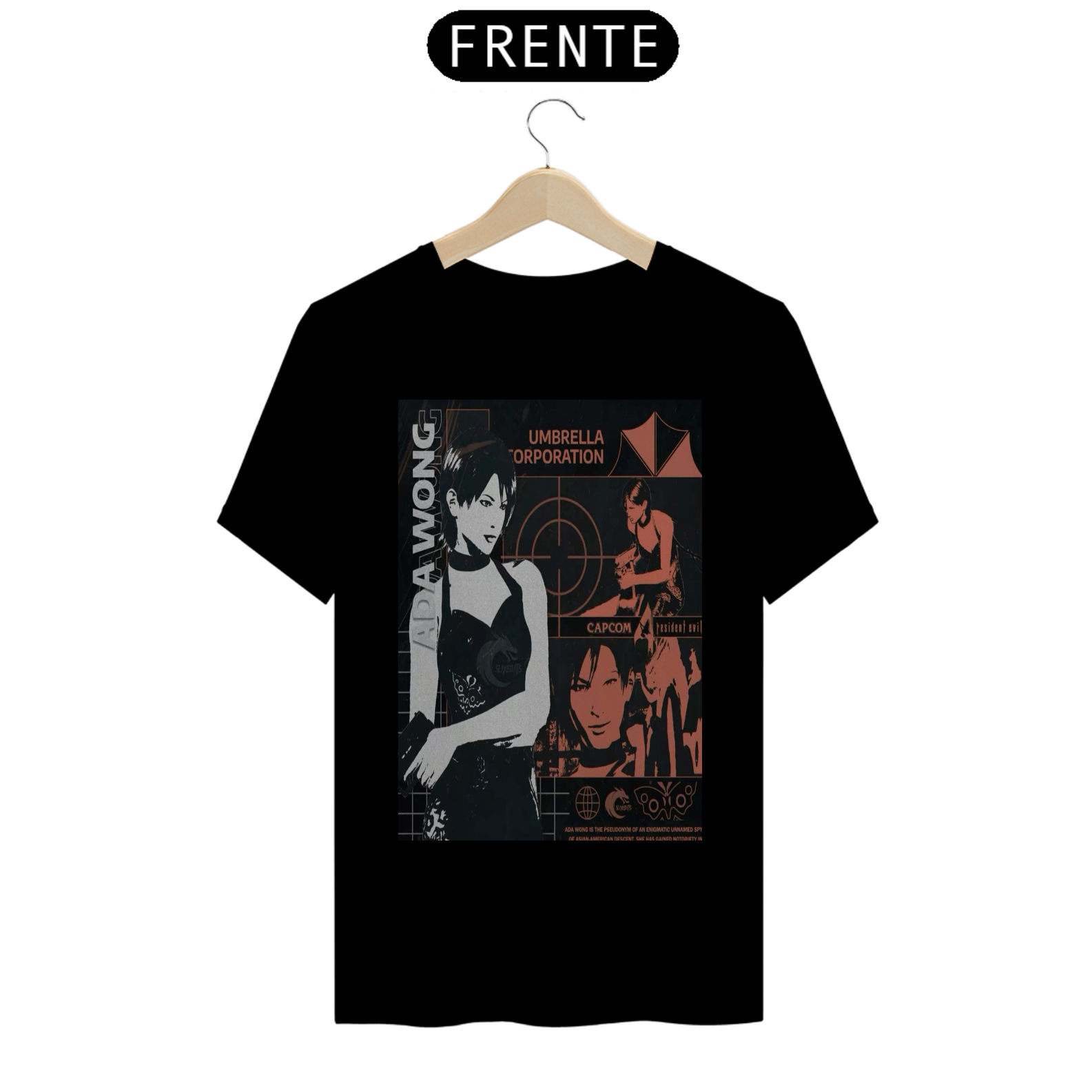 Nome do produto: Camiseta da Ada Wong - Resident Evil 4