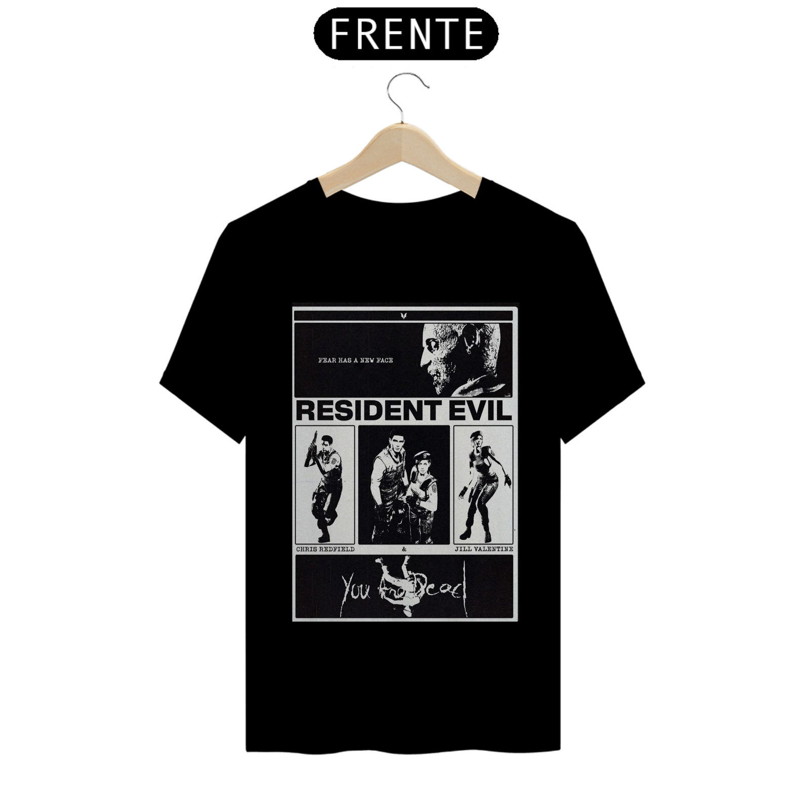 Nome do produto: Camiseta de Resident Evil 1