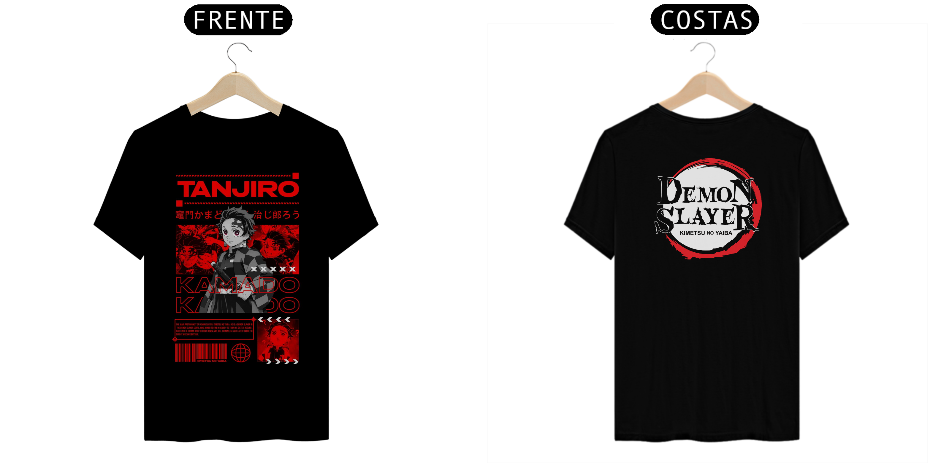 Nome do produto: Camiseta do Tanjiro - Demon Slayer
