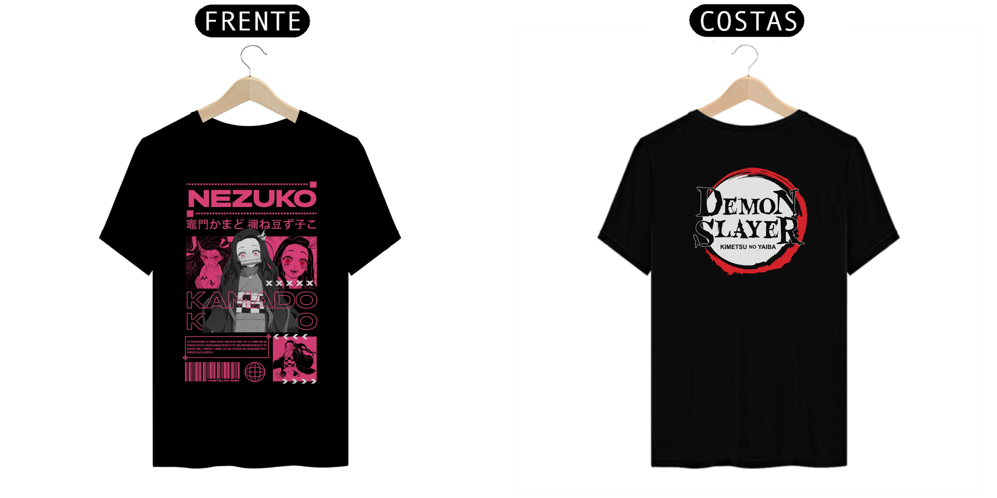 Nome do produto: Camiseta da Nezuko - Demon Slayer