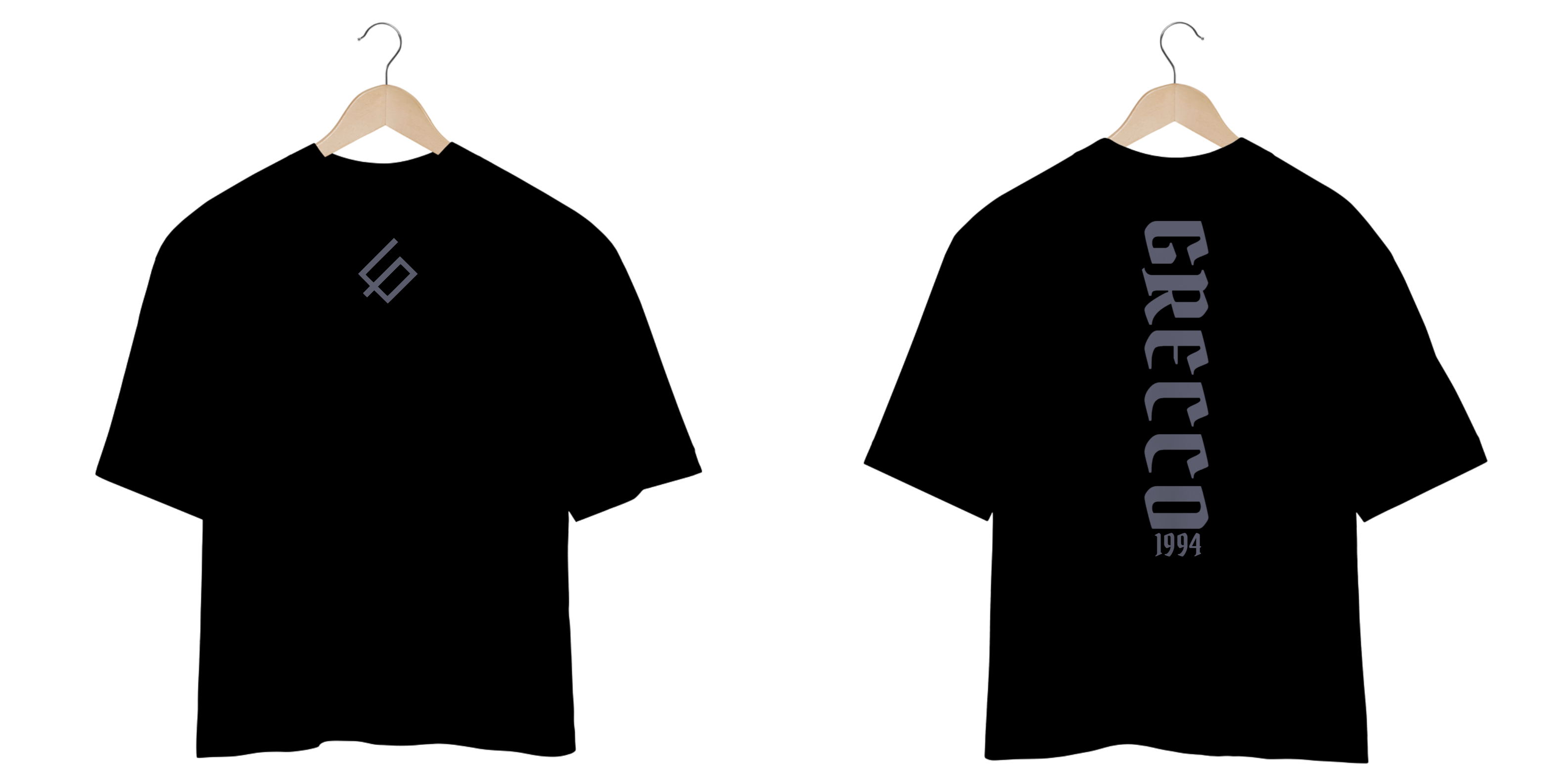 Nome do produto: CAMISA OVERSIZED GRECCO LUXO ALL BLACK 