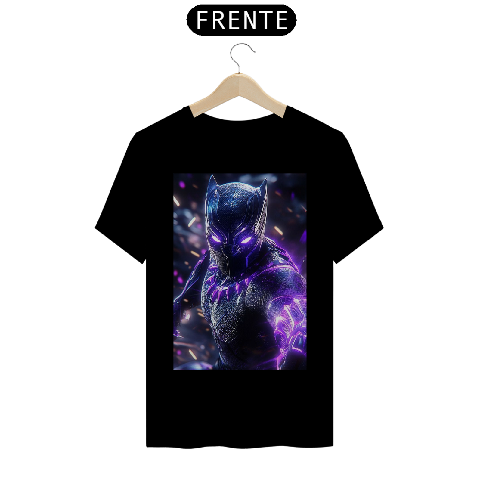 Nome do produto: Camisa Pantera negra  Masculino