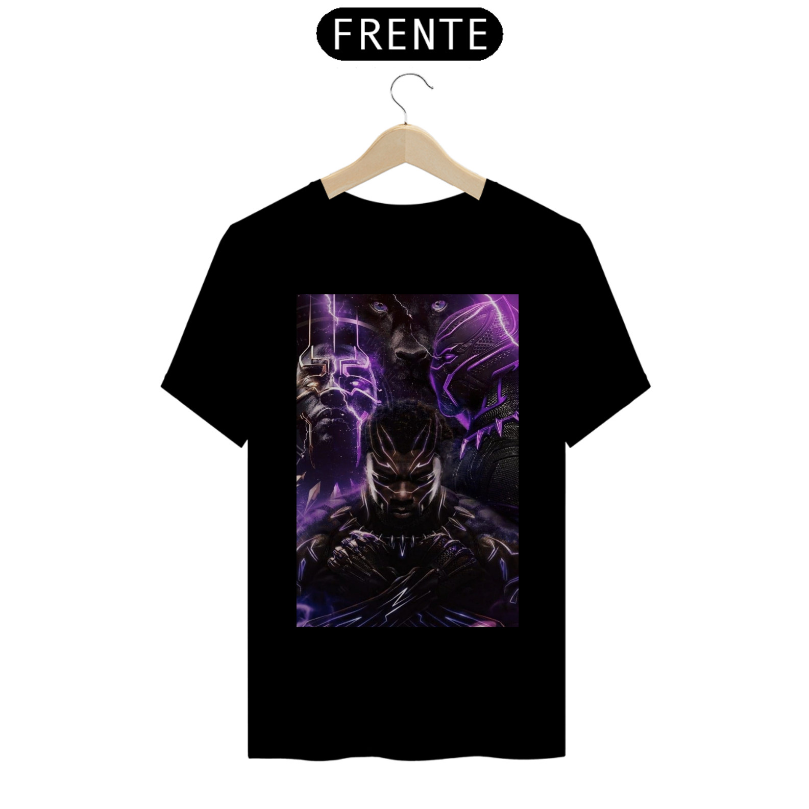 Nome do produto: Camisa do Pantera negra Masculina 