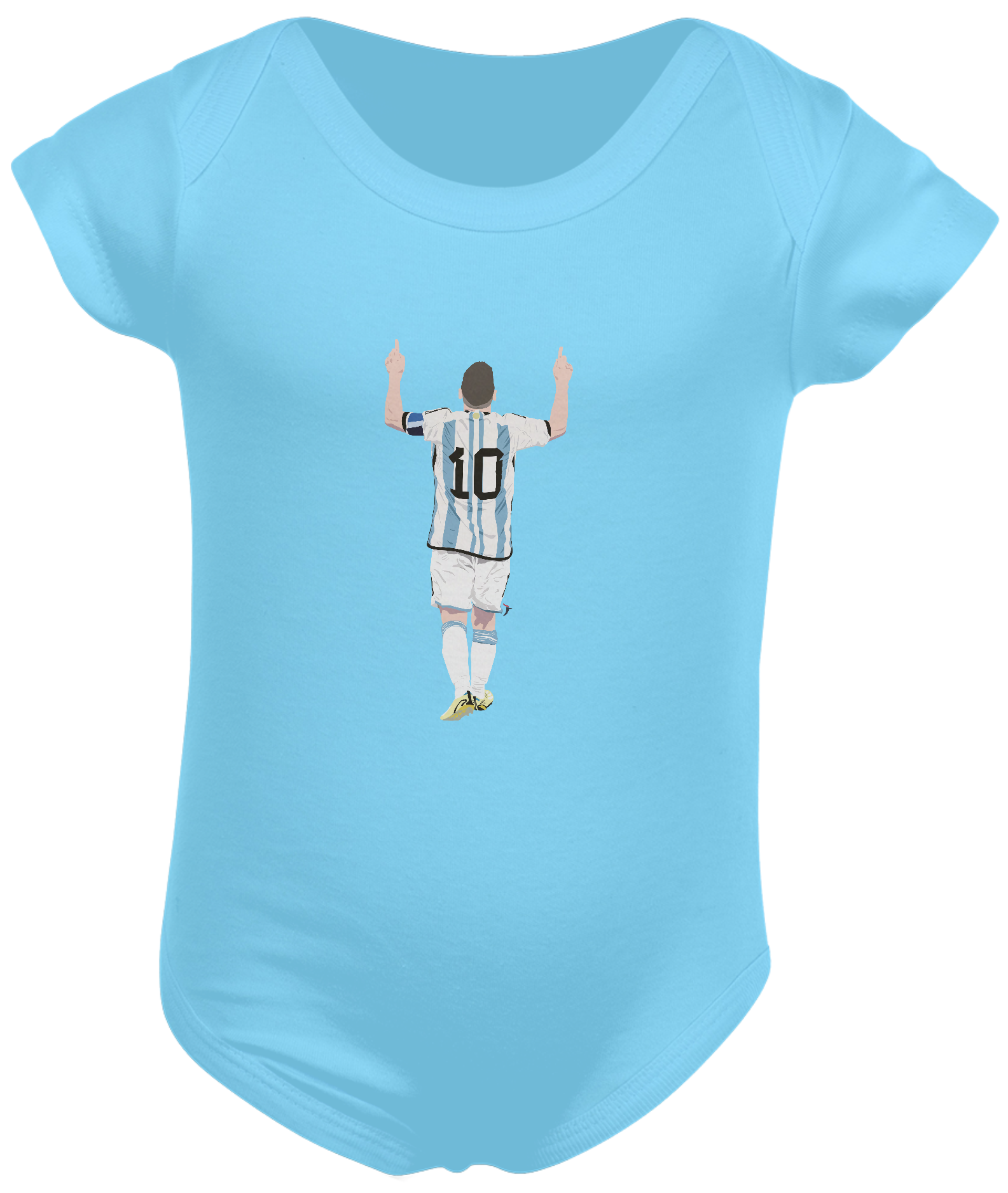 Body Bebê Messi Modelo 1 - Seleção da Argentina