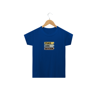 Camiseta Infantil Bitcoin - Modelo 2