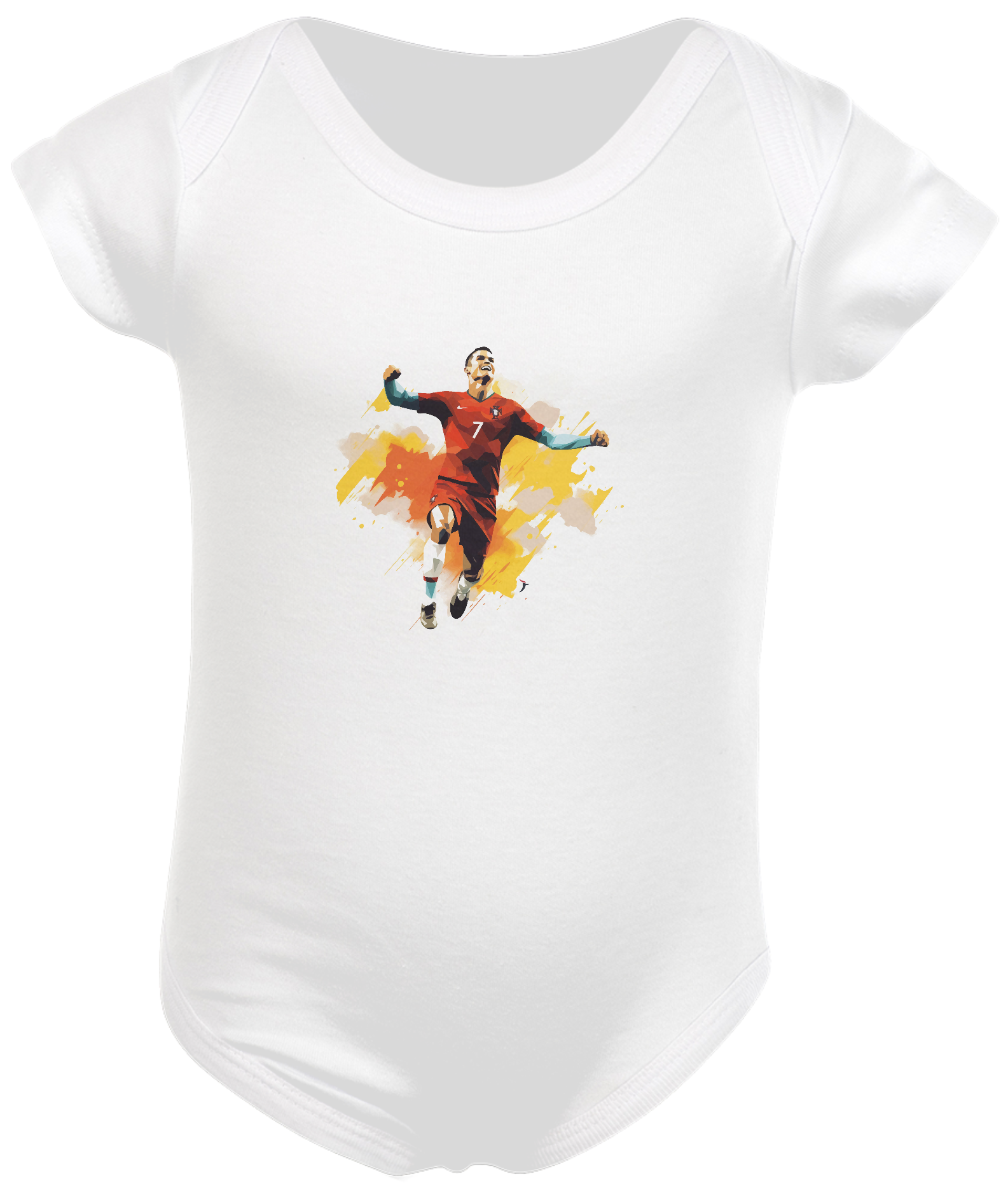 Body Bebê Cristiano Ronaldo Modelo 1 - Seleção de Portugal