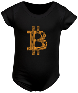 Body Bebê Bitcoin - Modelo 1
