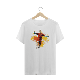 Camiseta Plus Size Cristiano Ronaldo Modelo 1 - Seleção de Portugal