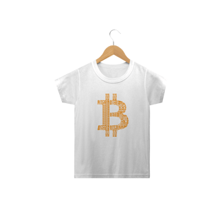 Camiseta Infantil Bitcoin - Modelo 1