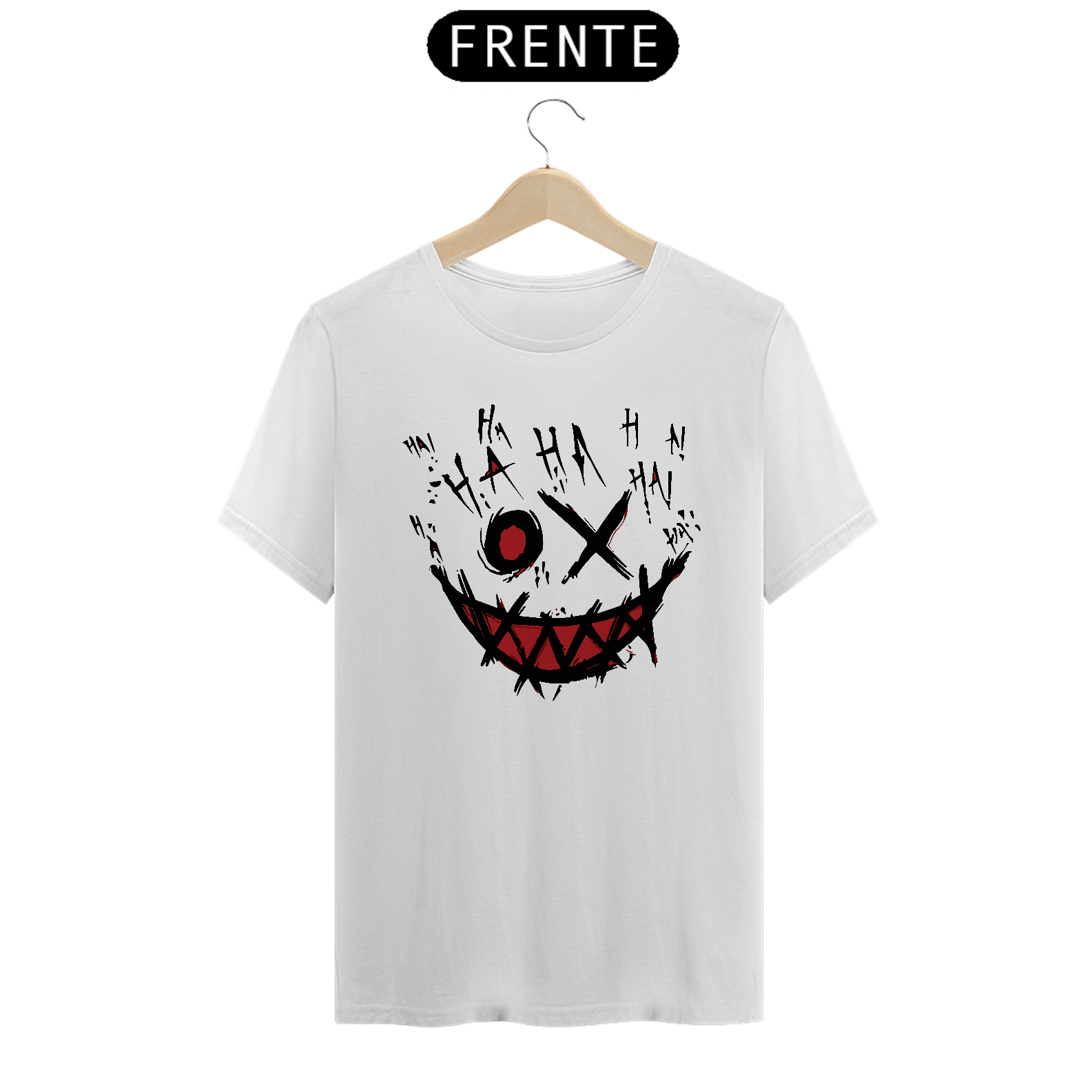 Camiseta Joker Face Ha Ha Ha