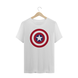Camiseta Plus Size Capitão América - Modelo 2