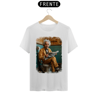 Camiseta Albert Einstein Modelo 1 - Sentado no Trono