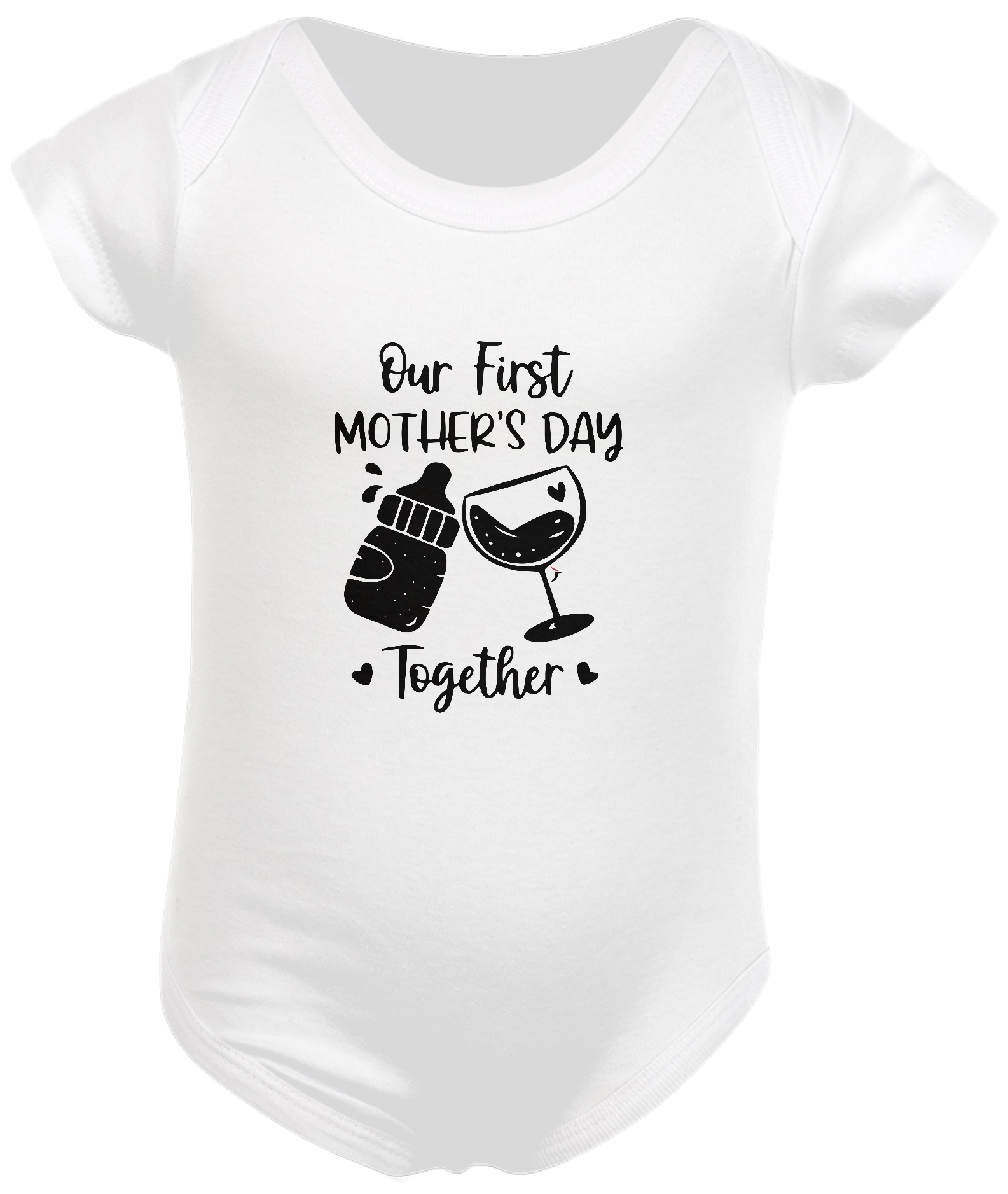 Body Bebê Dia das Mães Modelo 1 - Our First Mother's Day Together