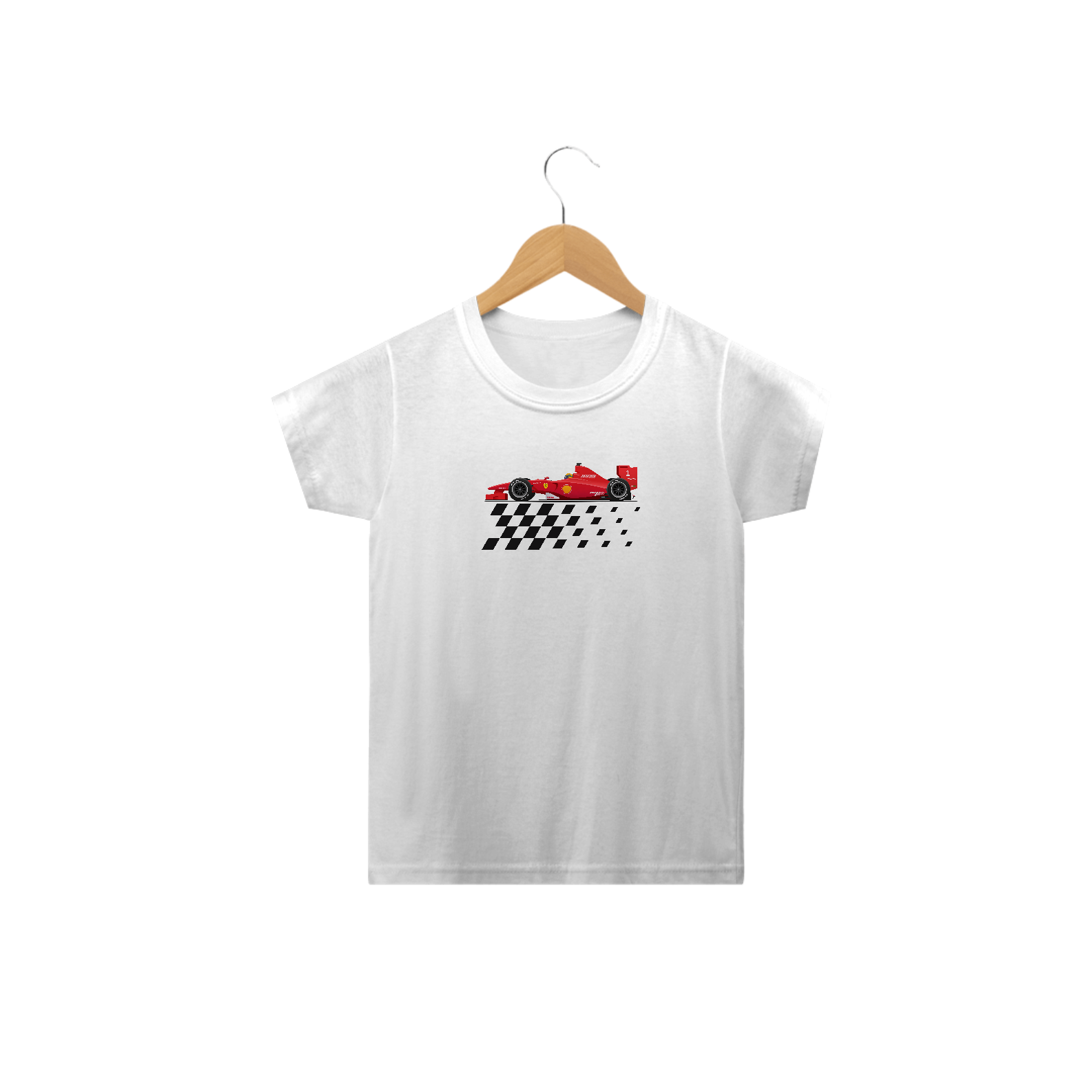 Camiseta Infantil Ferrari - Modelo 1