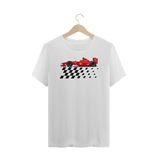Camiseta Plus Size Ferrari - Modelo 1