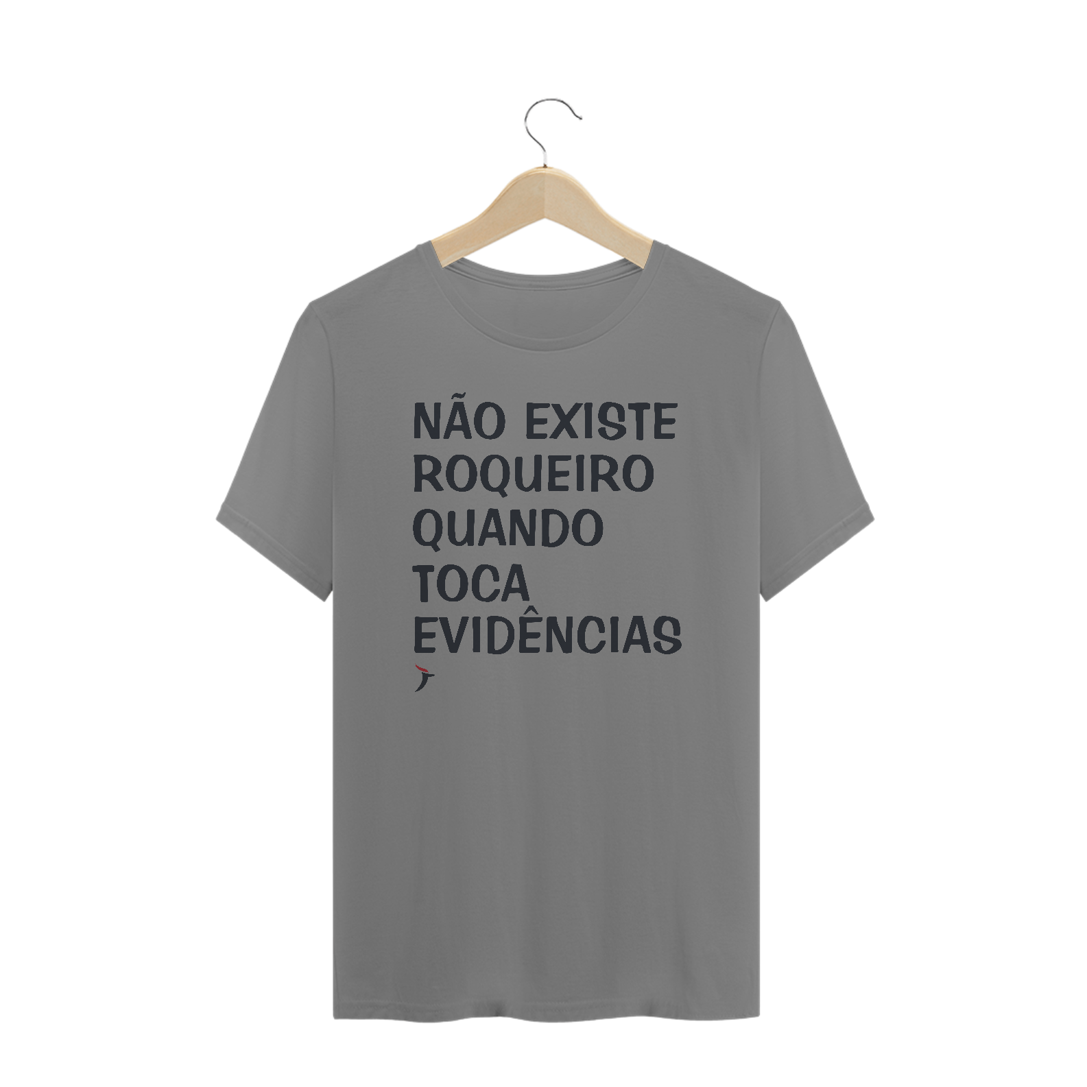 Camiseta Plus Size Não Existe Roqueiro Quando Toca Evidências