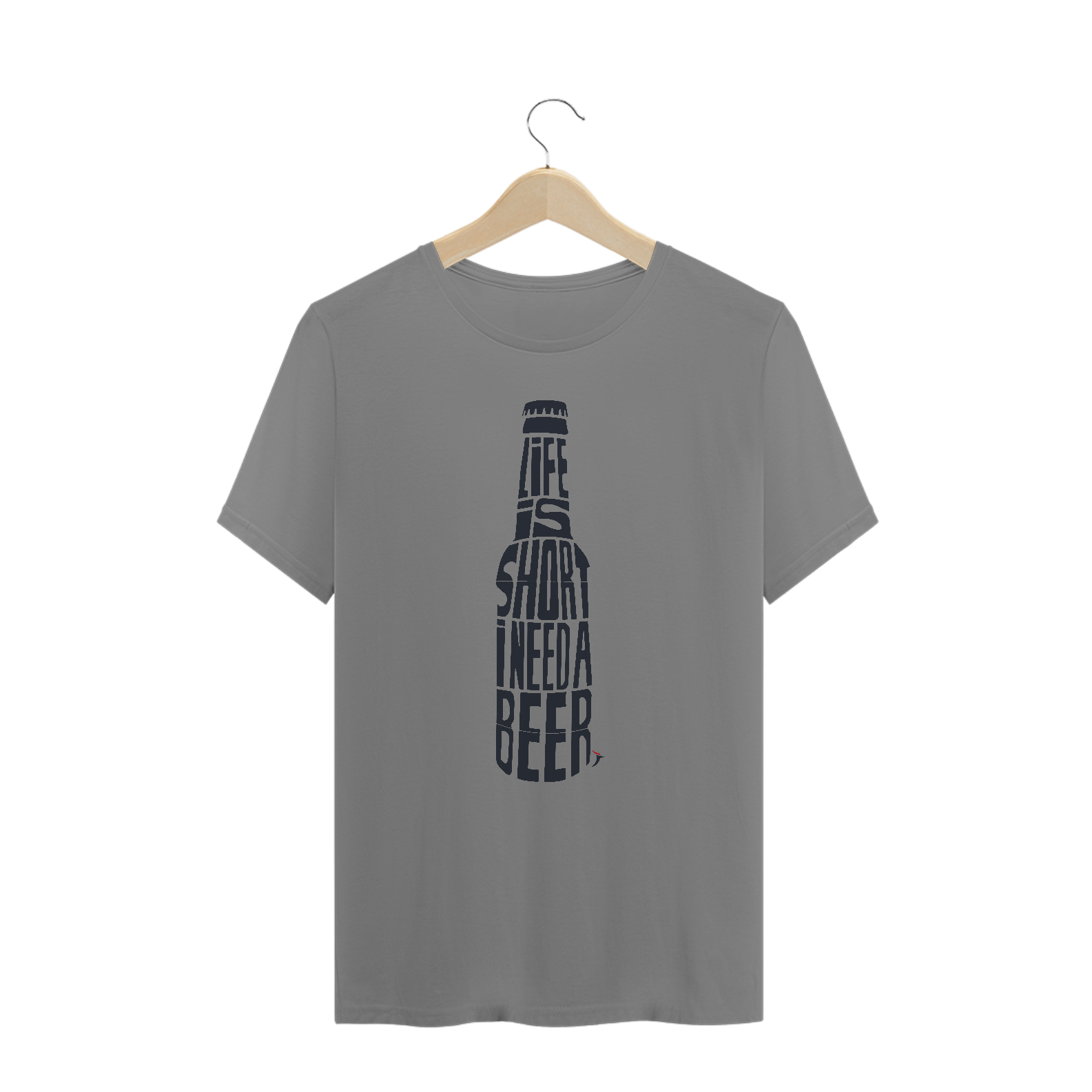 Camiseta Plus Size Cerveja Modelo 1 - Life is Short I Need a Beer