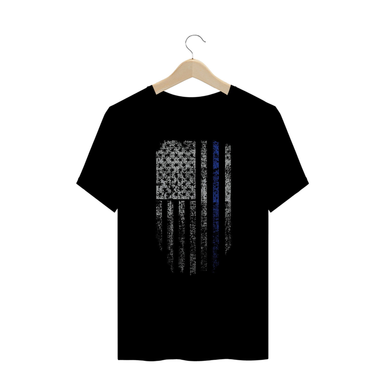 Camiseta Plus Size Estados Unidos - Modelo 1