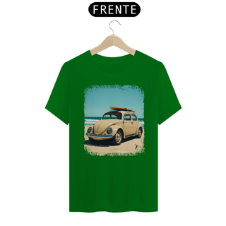 Camiseta Fusca Modelo 1 - Com uma Prancha de Surf