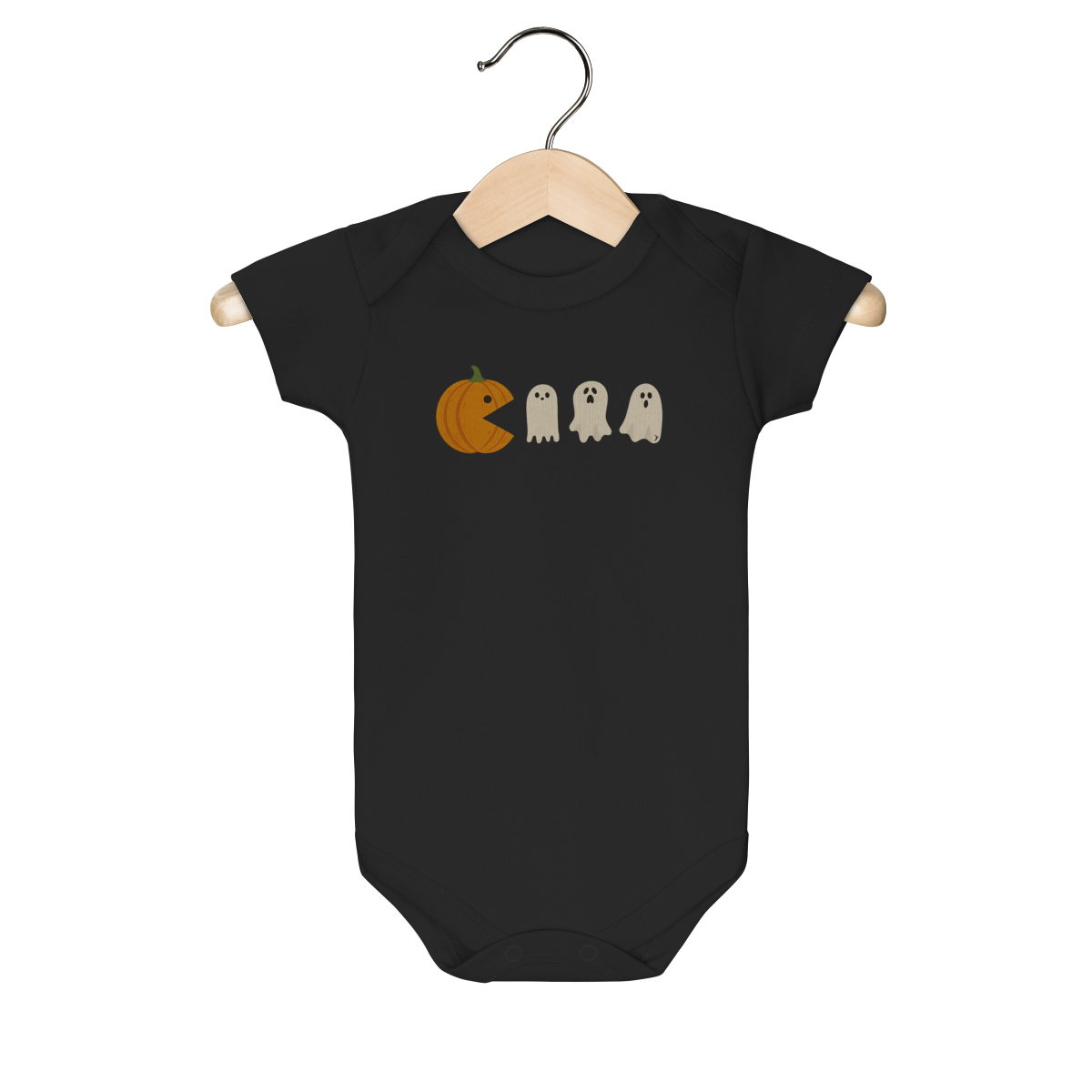 Body Bebê Halloween Modelo 1 - Pacman