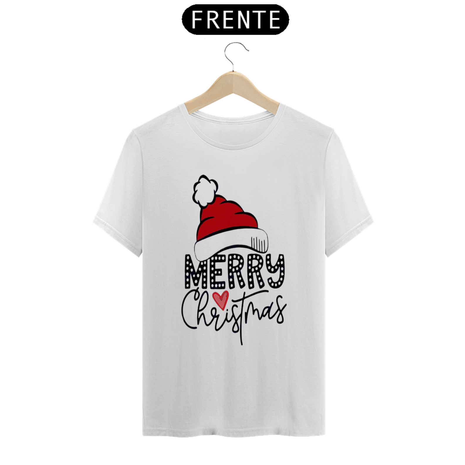 Nome do produto: T-shirt  Natal Merry