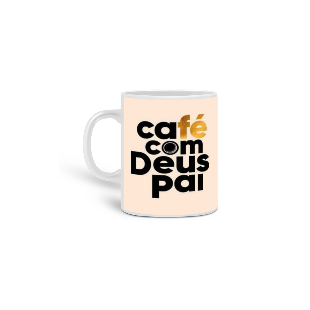 Nome do produto: Caneca personalizada cafe com deus