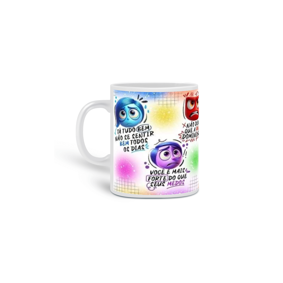 Nome do produto: Caneca Divertidamente emoções