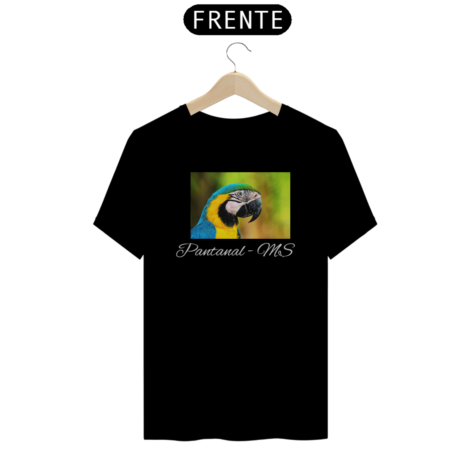 Nome do produto: T-shirt  Arara Pantanal