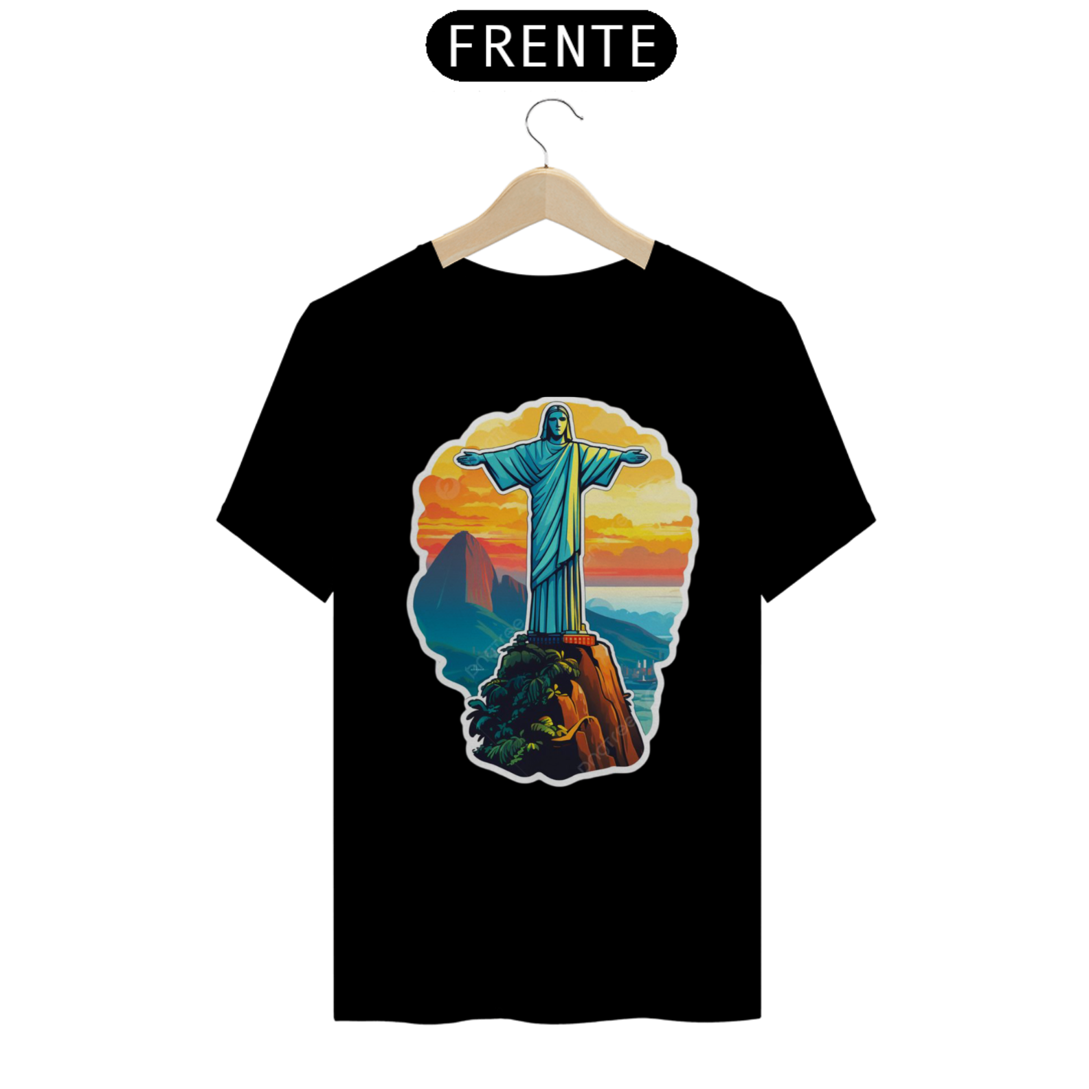 Nome do produto: T-shirt  Cristo redentor