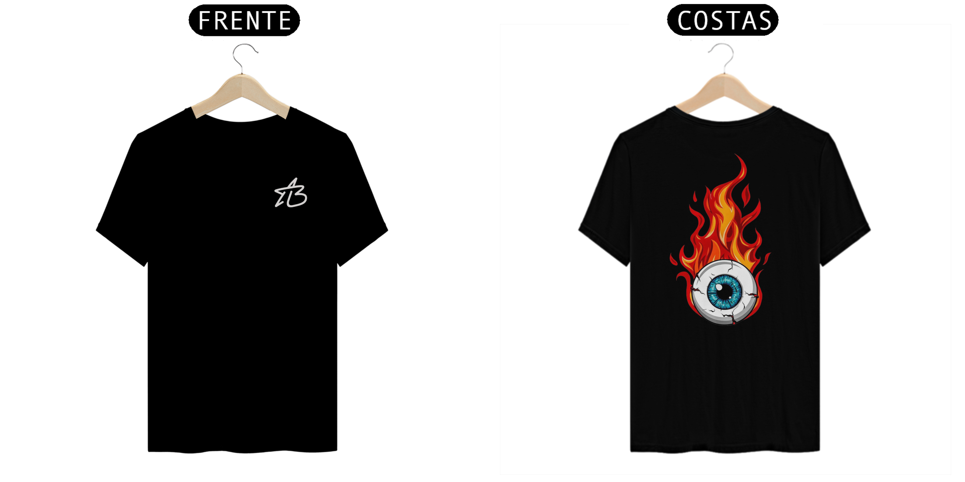 Nome do produto: T-shirt  aquinos brothers olhos