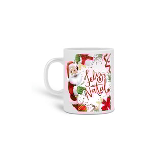 Caneca Porcelana - Feliz Natal