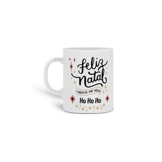 Caneca Porcelana - Feliz Natal