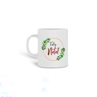 Caneca Porcelana - Feliz Natal