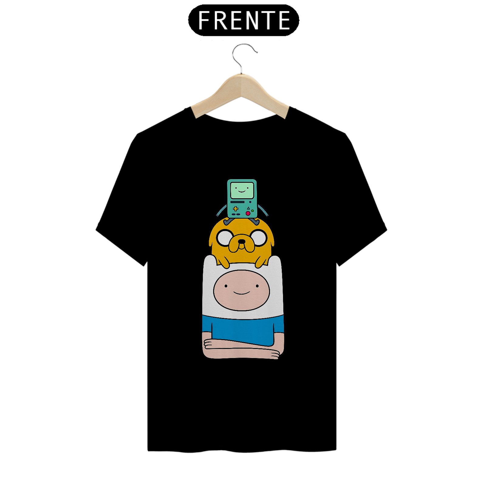 Camisa Finn, Jack e BMO