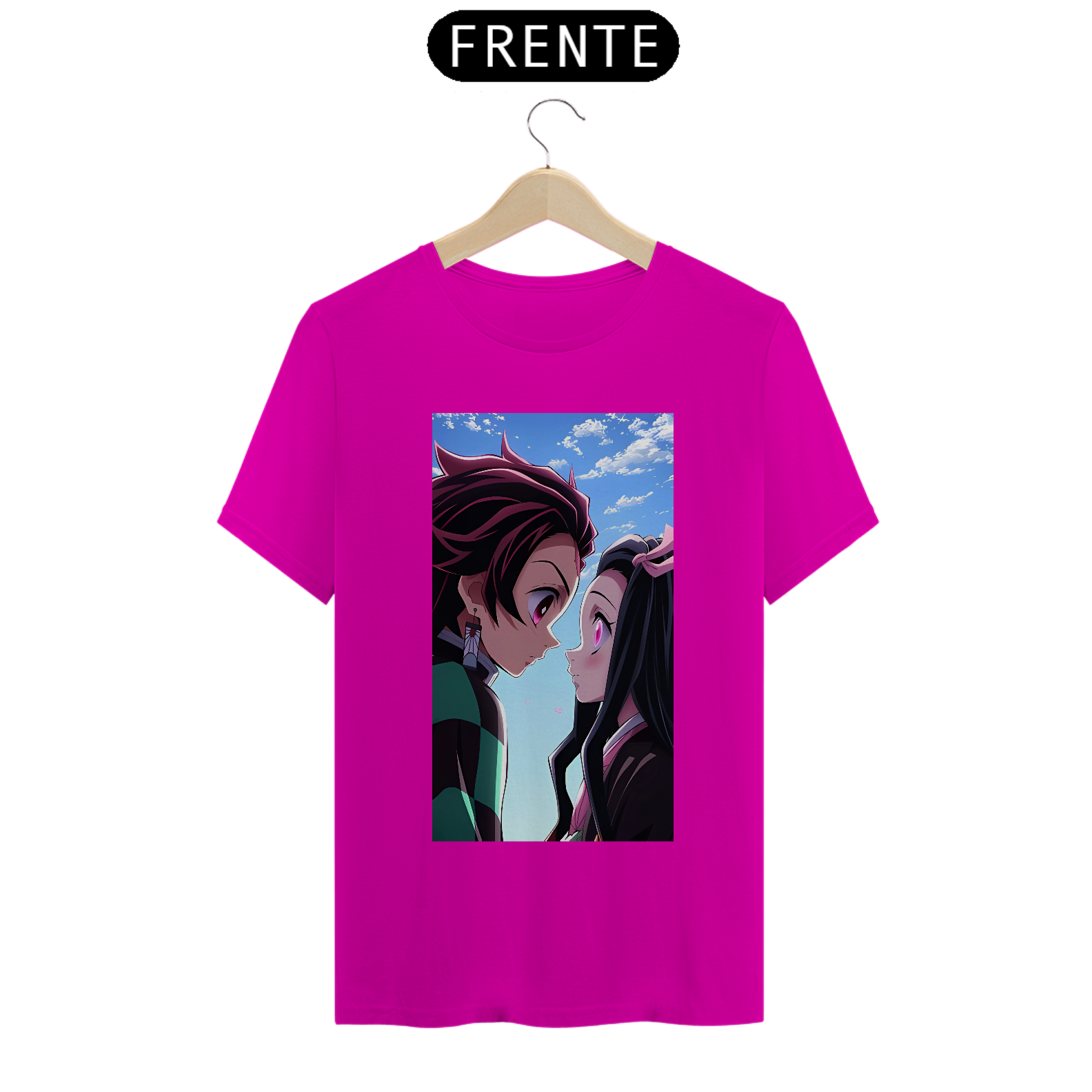 Camisa Tanjiro e Nezuko