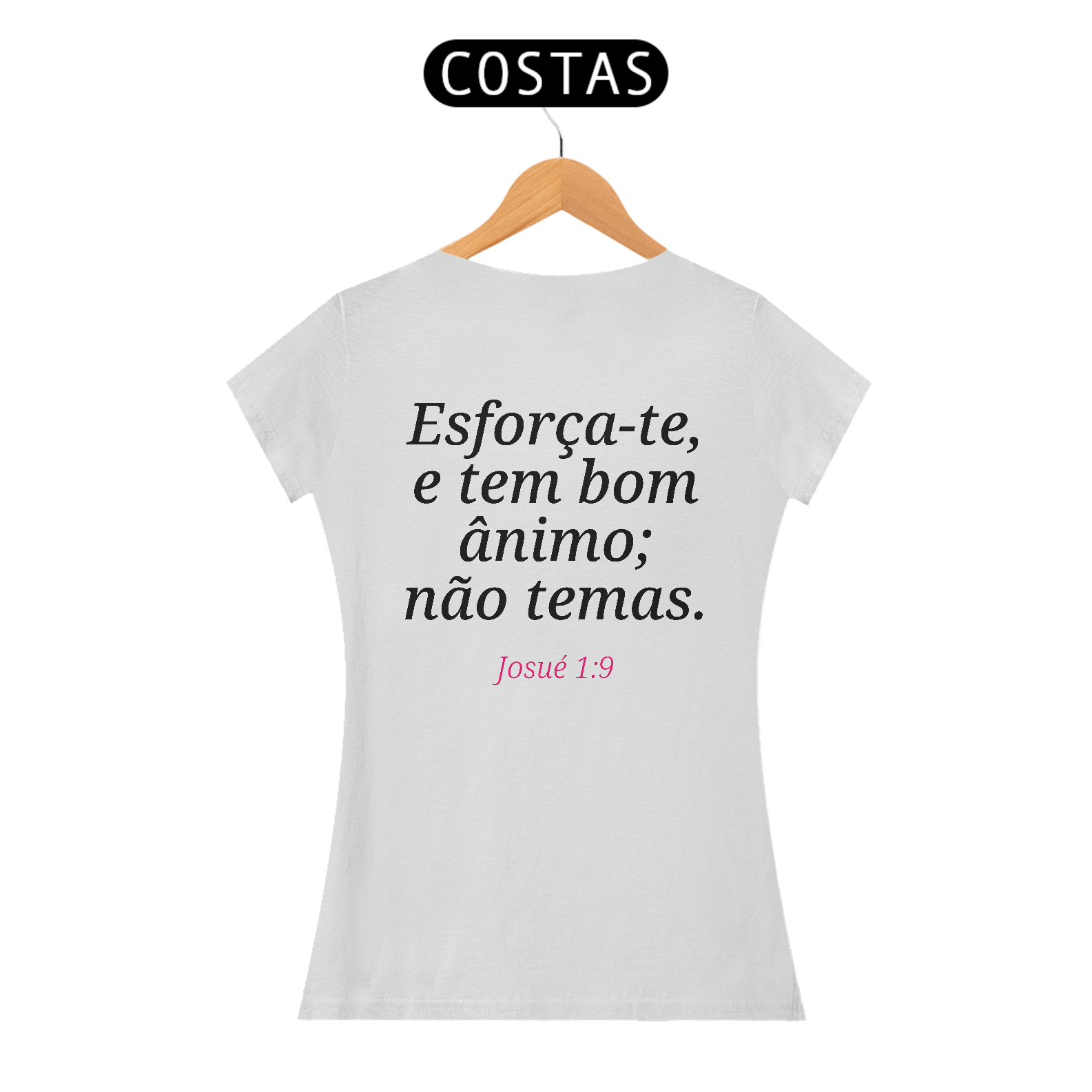 Camiseta “Não Temas” – Josué 1:9