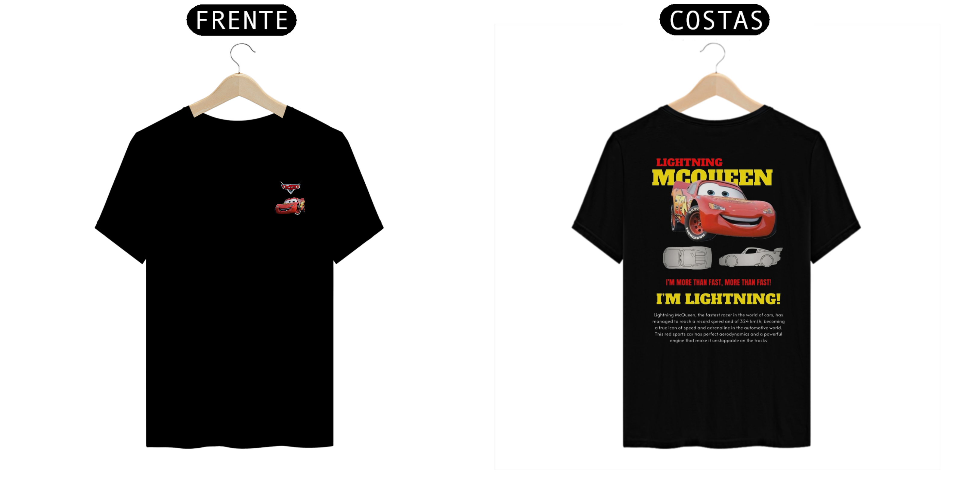 Camiseta - Relâmpago McQueen