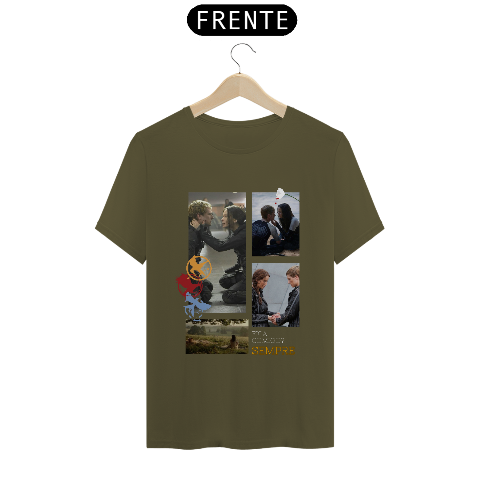 Camiseta – Katniss e Peeta (Para Tributos Apaixonados)