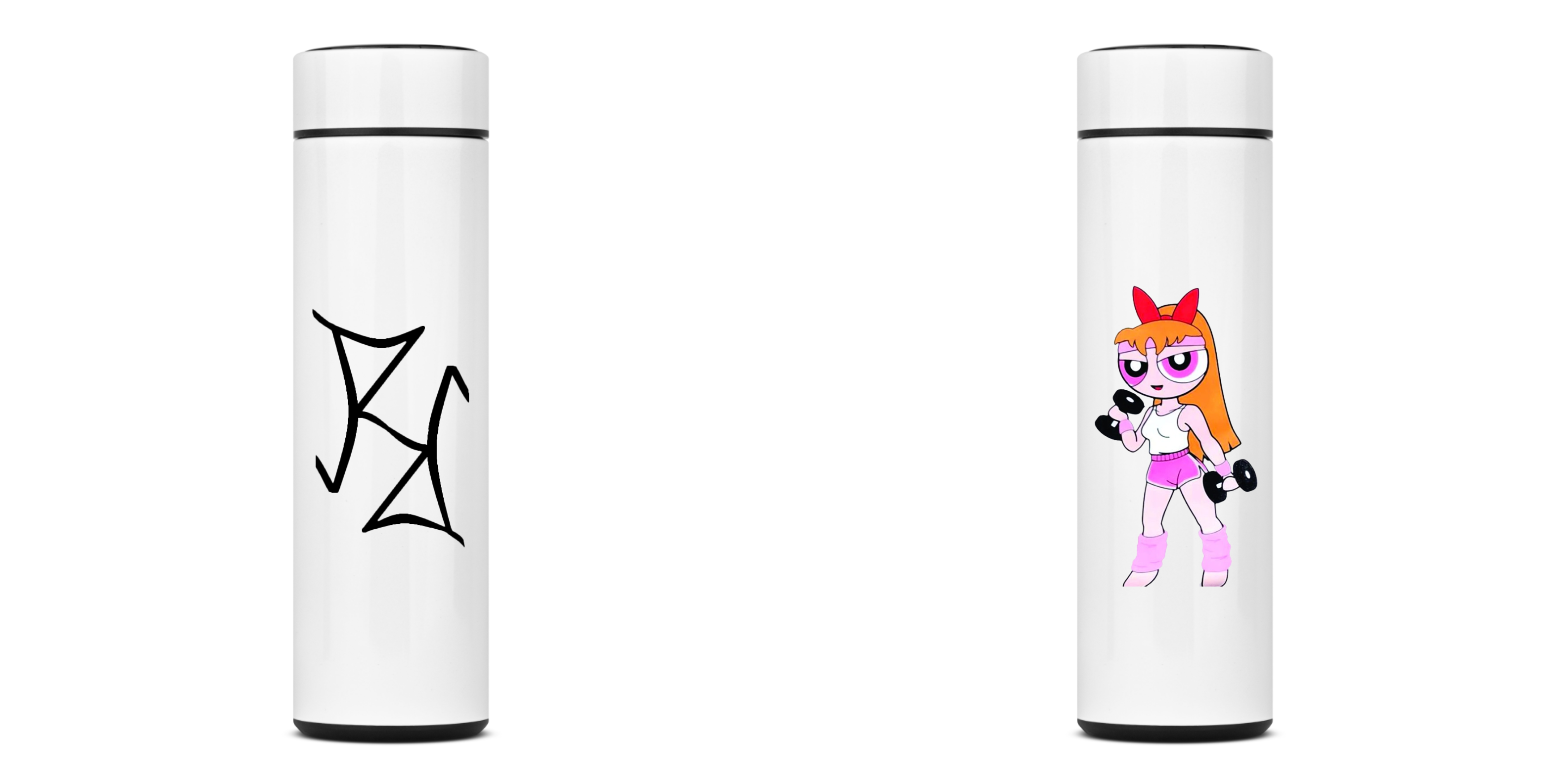 Nome do produto: Garrafa térmica Florzinha