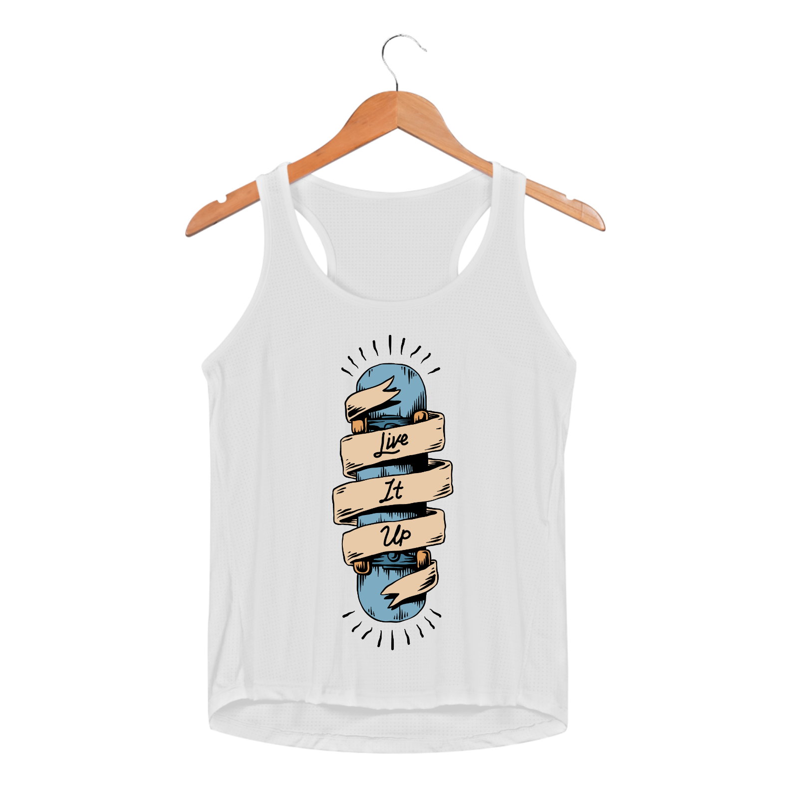 Nome do produto: Regata Feminina Dry UV - Skate