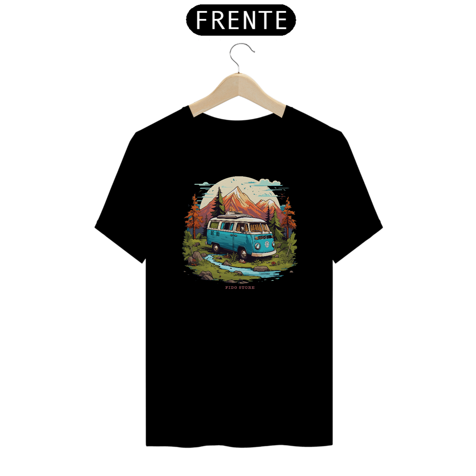 Nome do produto: T-Shirt Prime - Kombi Vintage