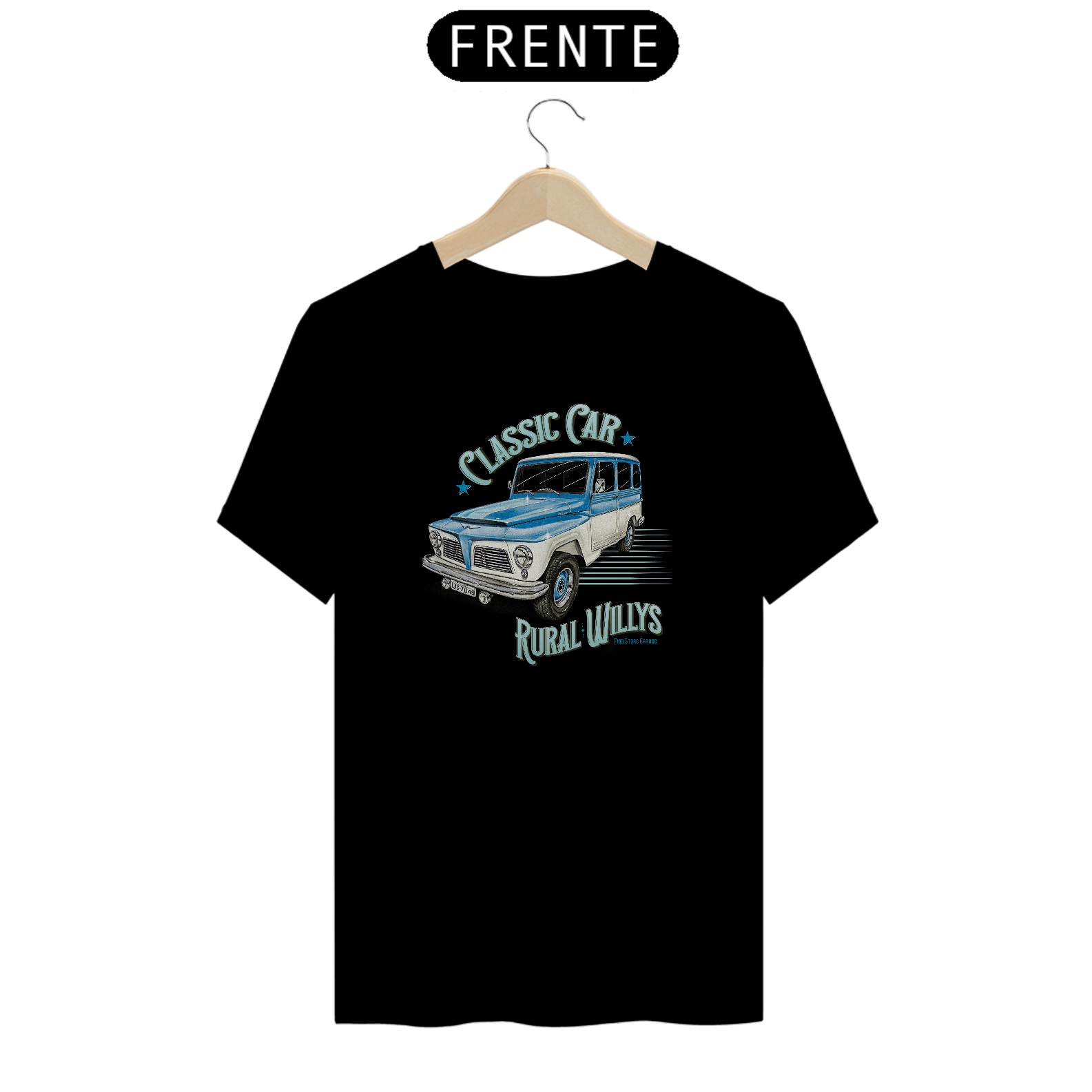 Nome do produto: T-Shirt Pima - Vintage Rural Willys