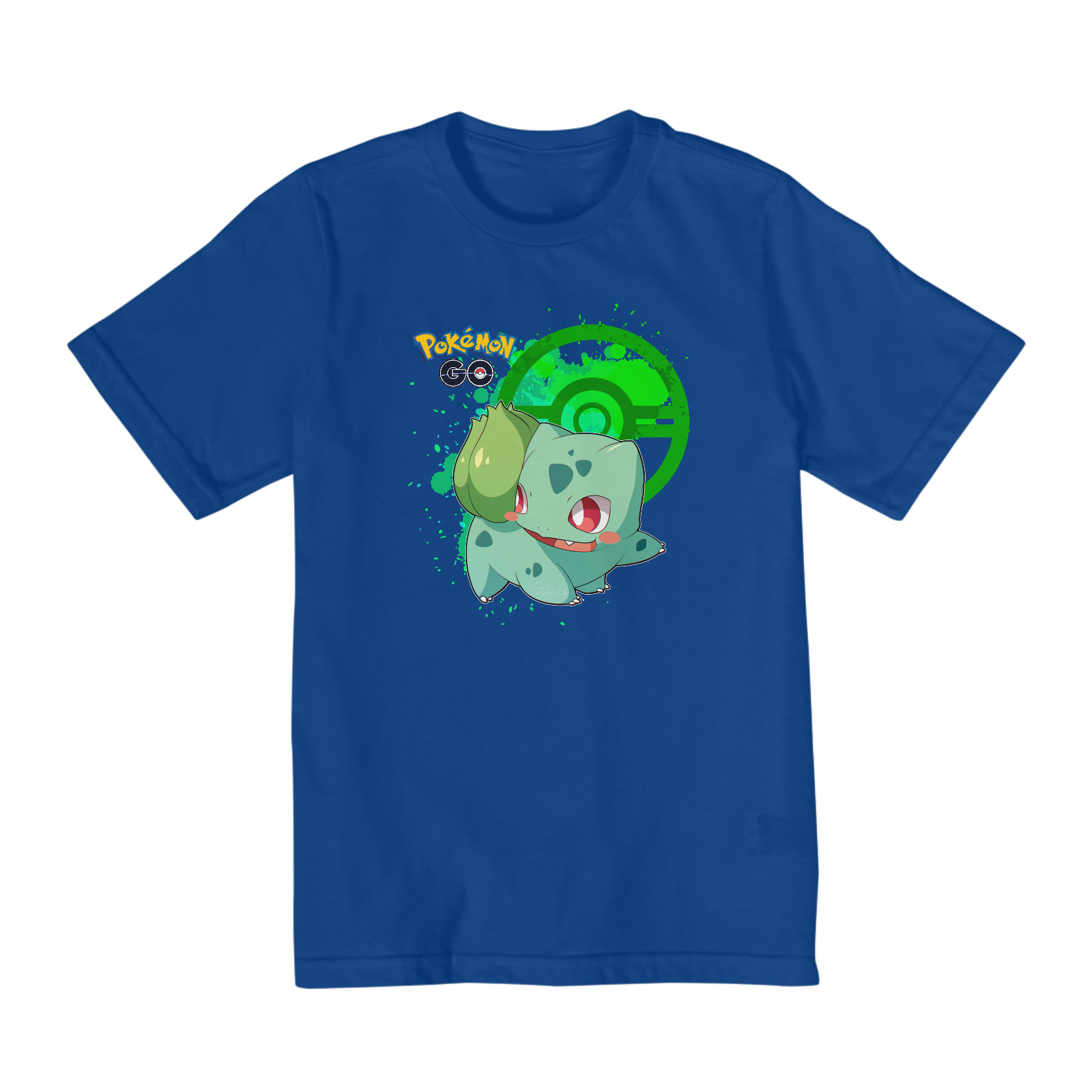 CAMISETA POKEMON BULBASSAUR PAINT