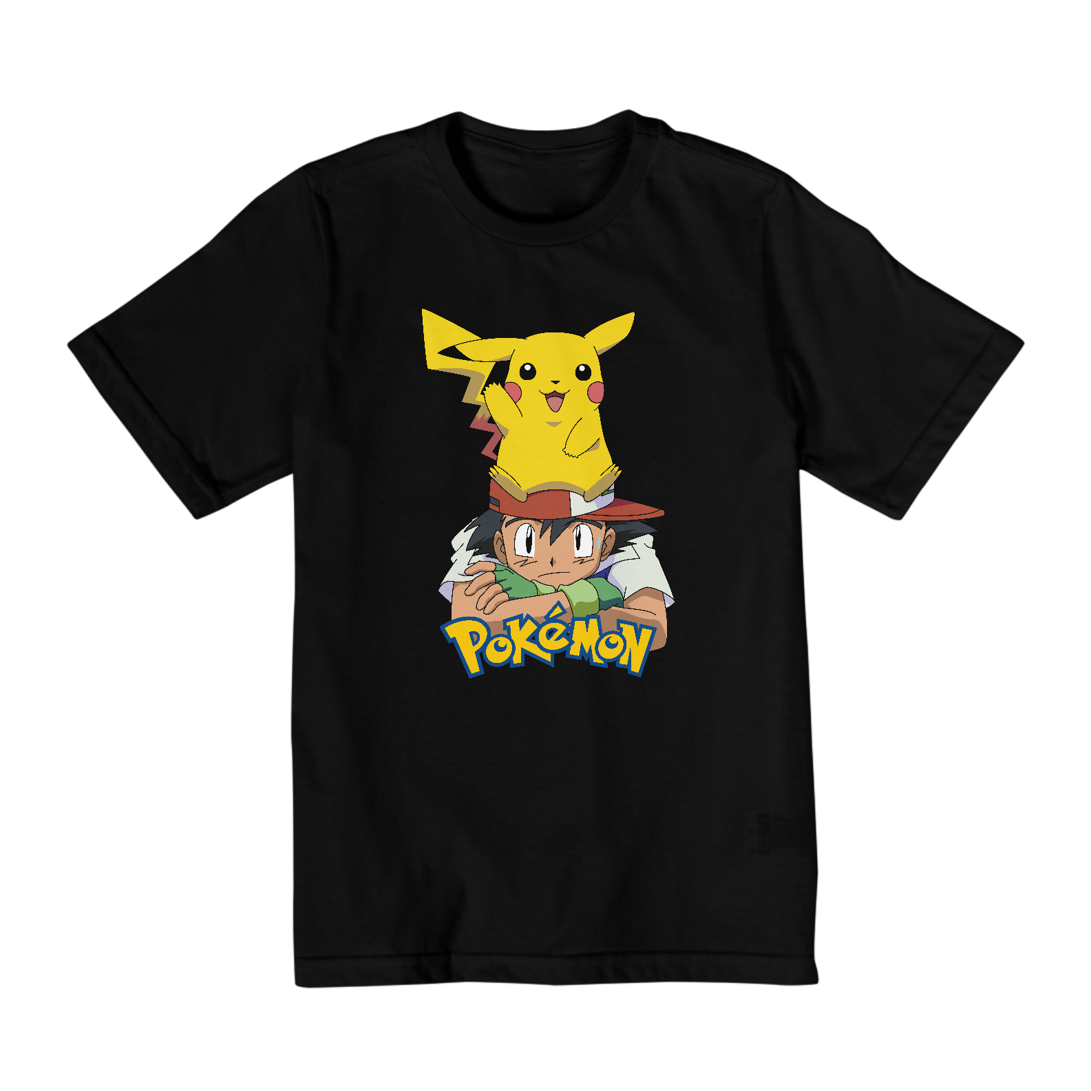 Nome do produto: CAMISETA POKEMON ASH & PIKACHU